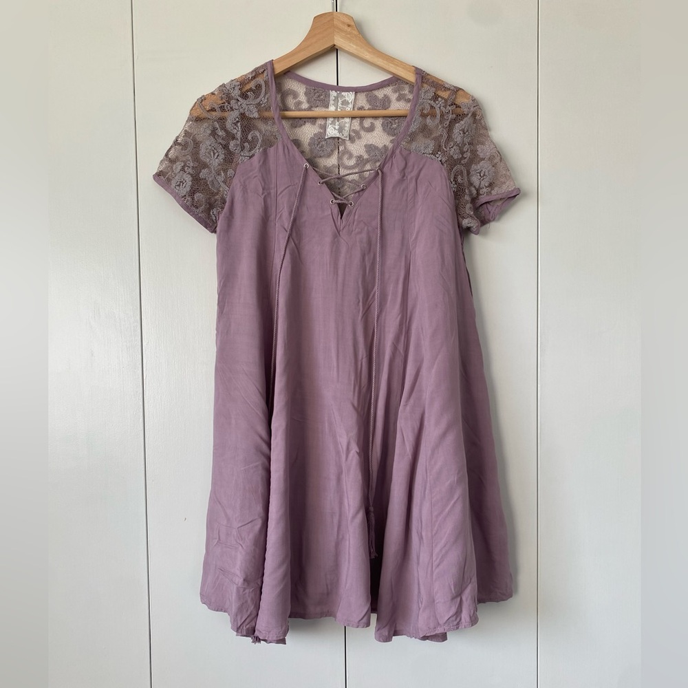 Sadie & Sage Mini Purple Dress